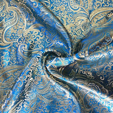 gold paisley metallic fabric|Gold Paisley Fabric .